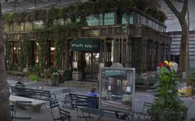 the exterior of Bryant Park Grill